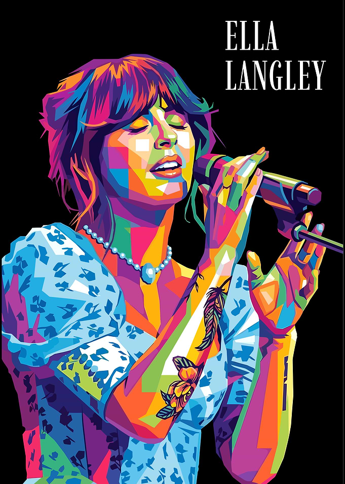 Ella Langley Pop Art Portrait