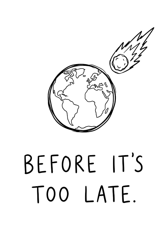 Before It's Too Late Earth Illustration