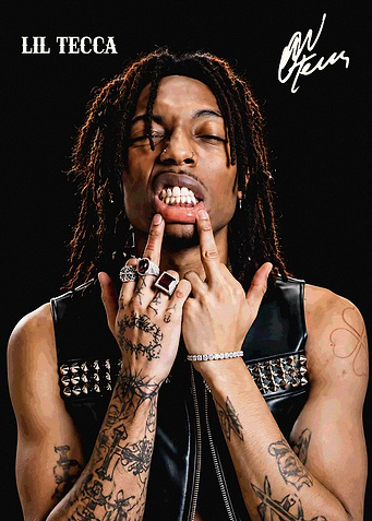 Lil Tecca Portrait Poster