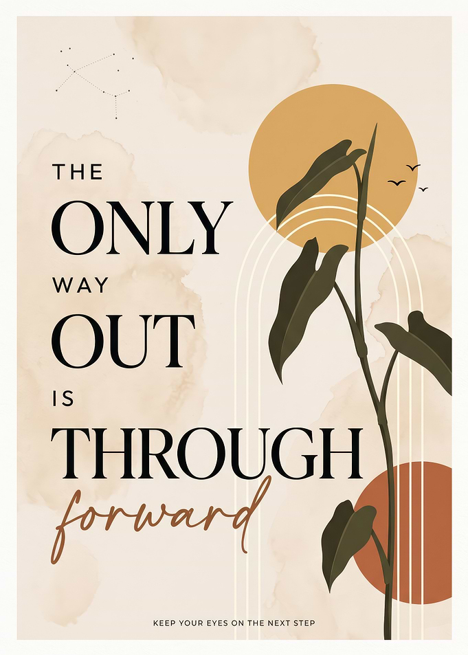 Inspirational Botanical Wall Art Poster