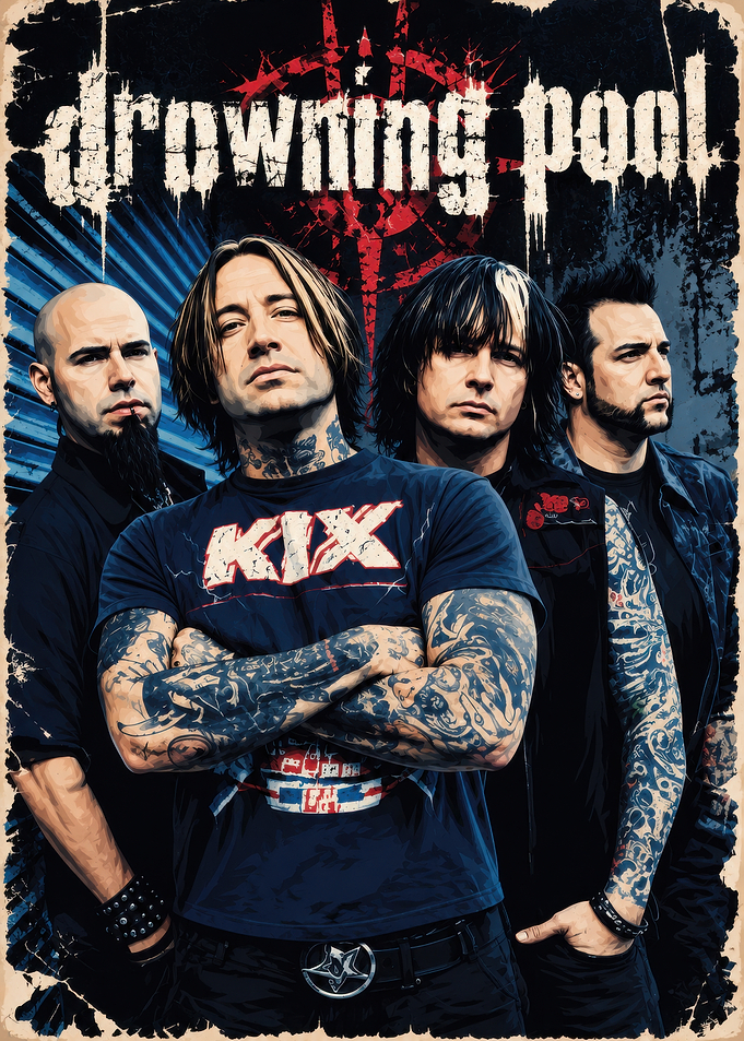 Drowning Pool Band Poster
