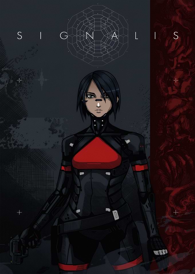 Signalis Elster Character Poster