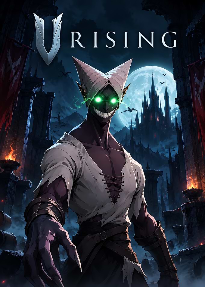 V Rising Vampire Character Poster