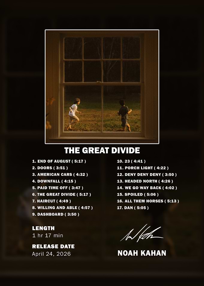 Noah Kahan The Great Divide Album