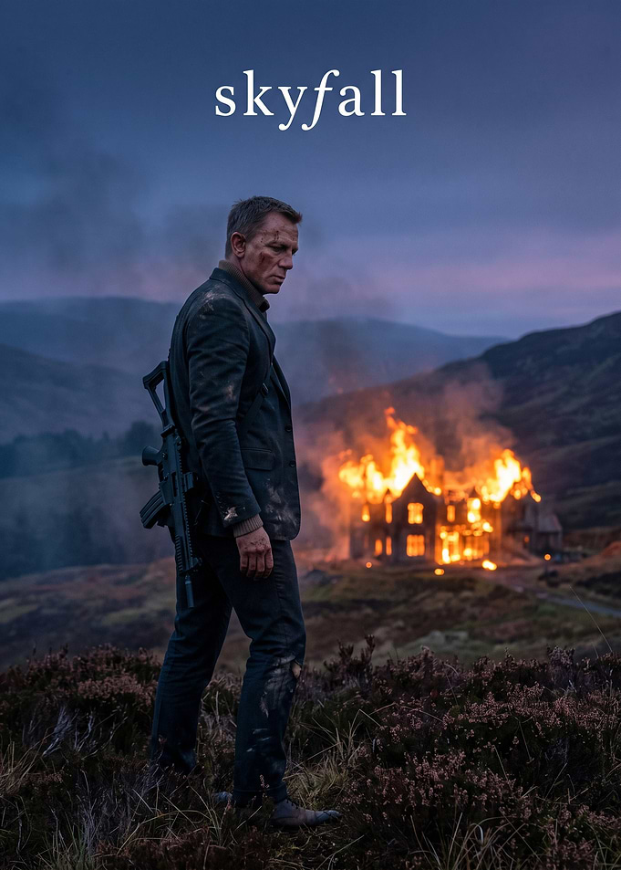 James Bond Skyfall Movie Poster