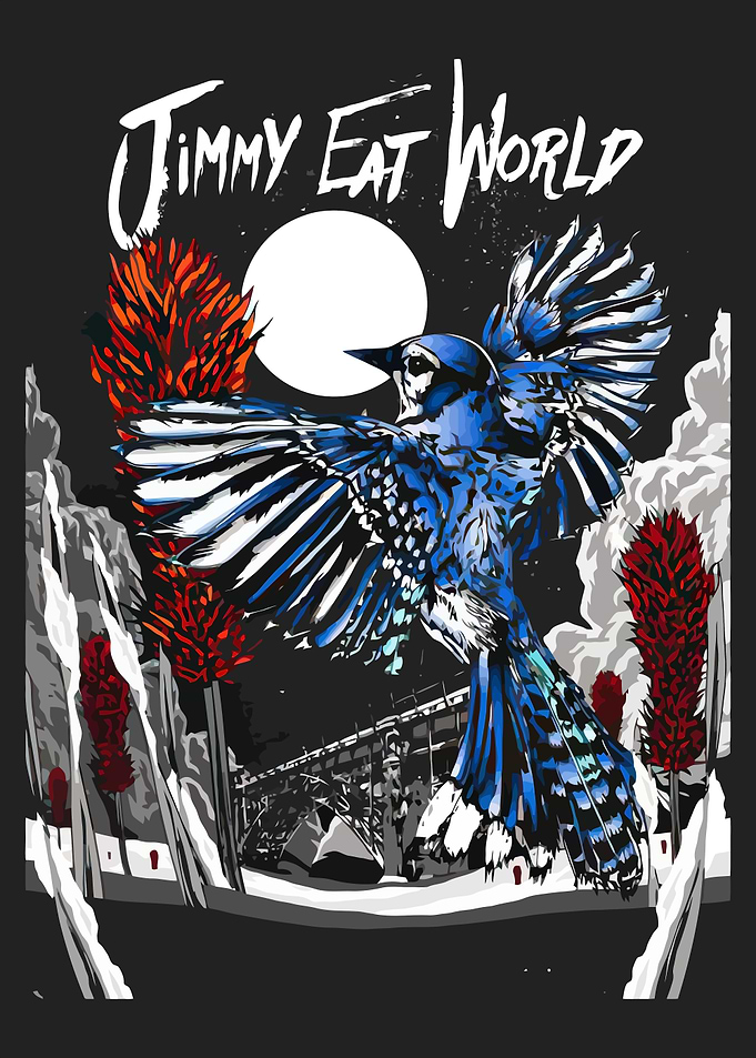 Jimmy Eat World Blue Jay Graphic