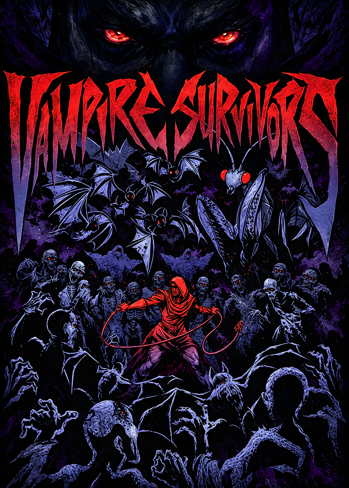 Vampire Survivors Game Poster
