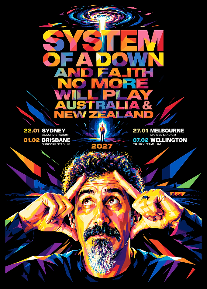 System of a Down Concert Poster