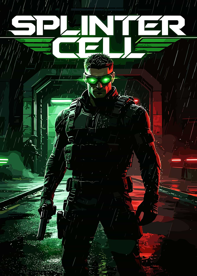 Splinter Cell Sam Fisher Poster