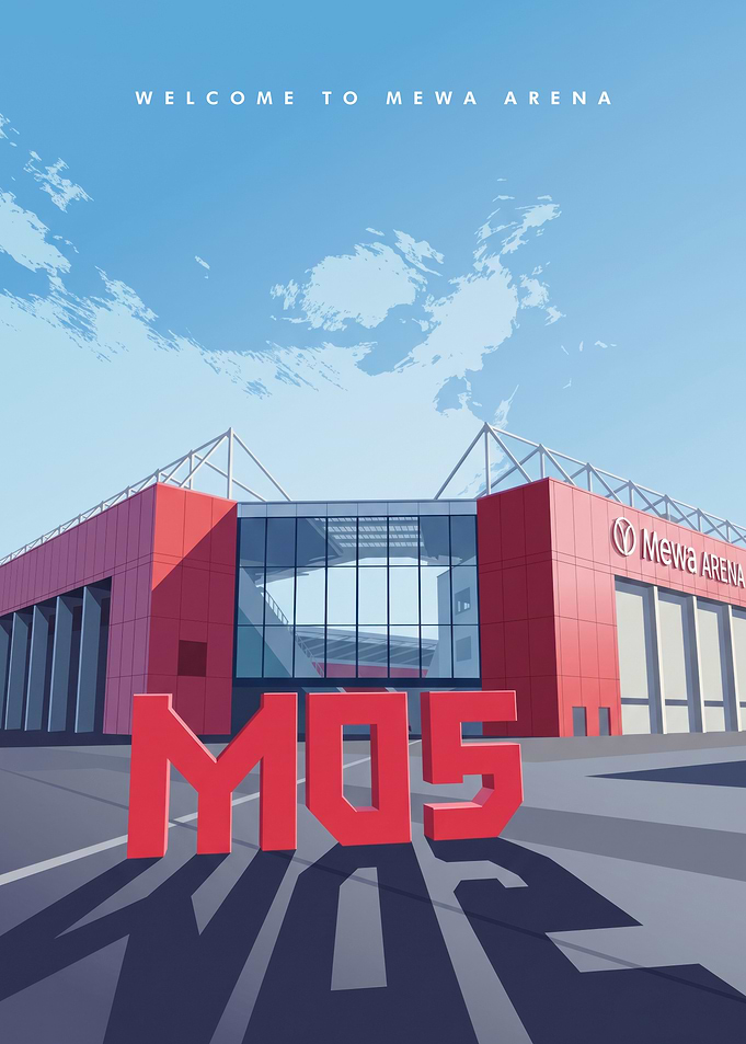 Mewa Arena Mainz Stadium Poster