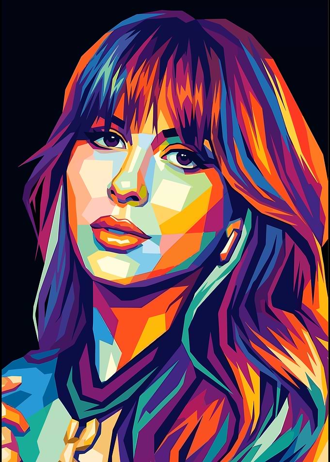 Karol G Pop Art Portrait