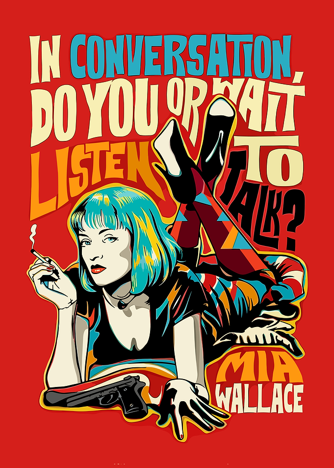 Mia Wallace Pulp Fiction Pop Art