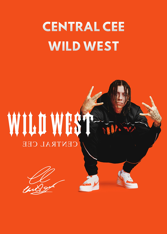 Central Cee Wild West Poster