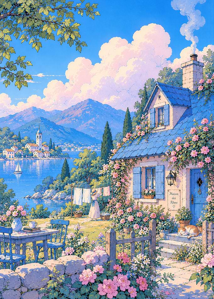 Lakeside Cottage Garden