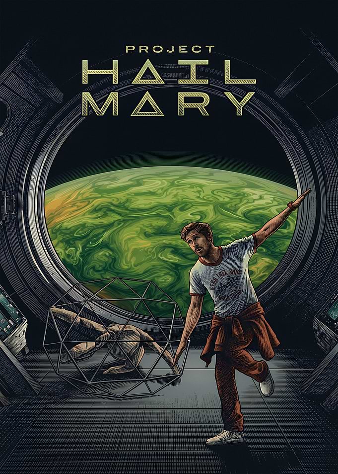 Project Hail Mary Space Poster