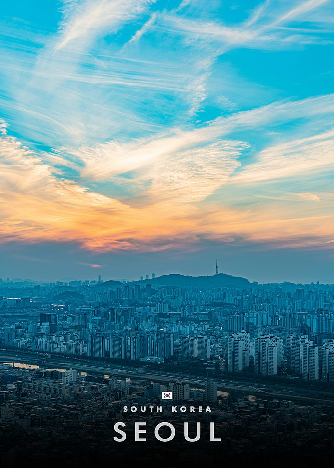 Seoul Cityscape at Sunset