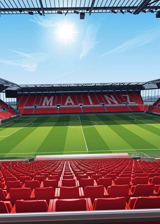 Mainz Football Stadium View