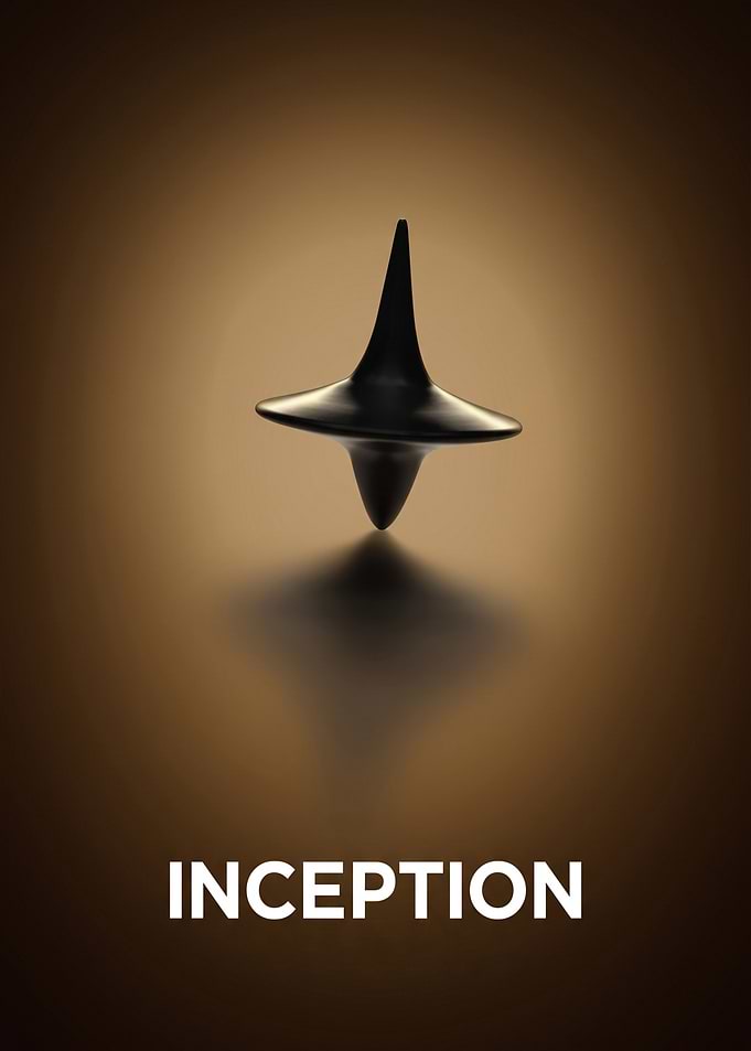 Inception Movies Spinning Top Poster