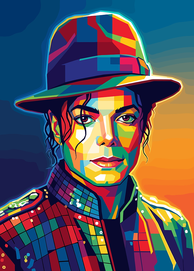 Michael Jackson Pop Art Portrait