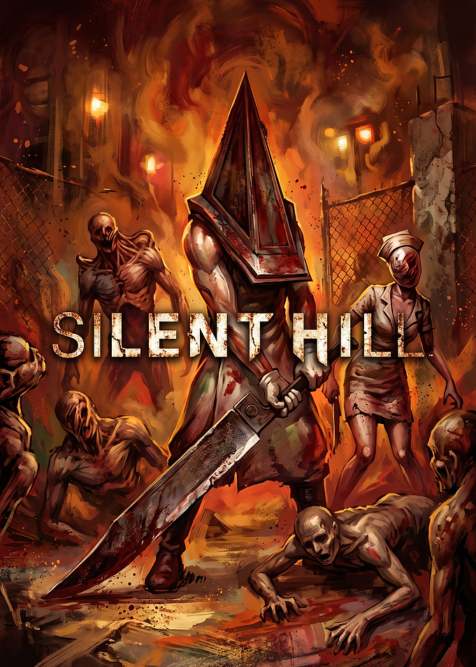 Silent Hill Pyramid Head Poster
