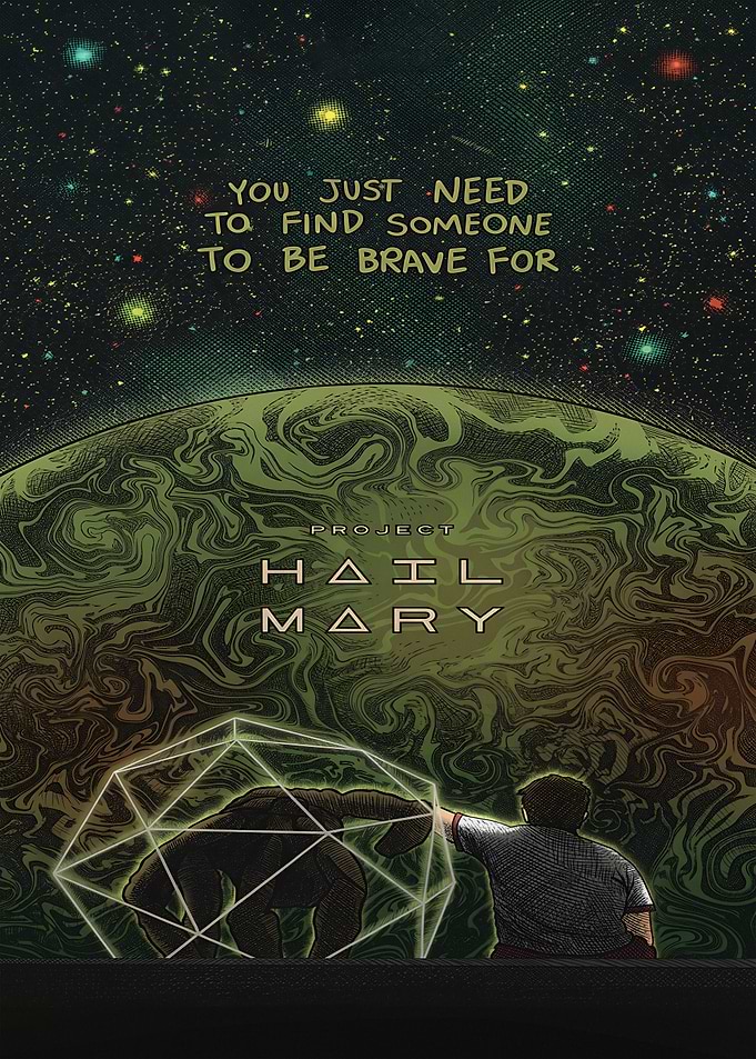 Project Hail Mary Fan Art Poster