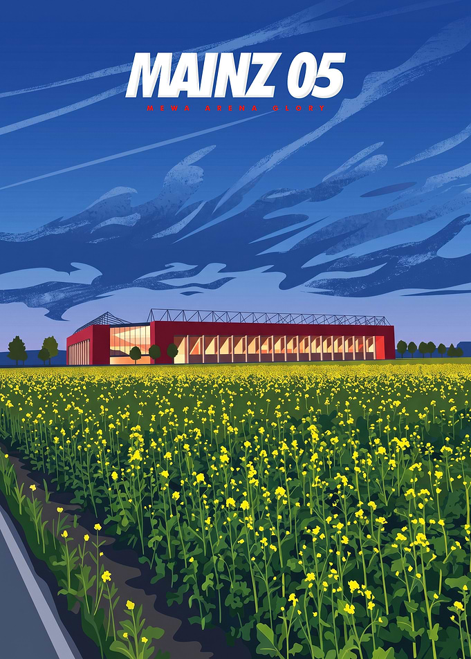 Mainz 05 Stadium Poster