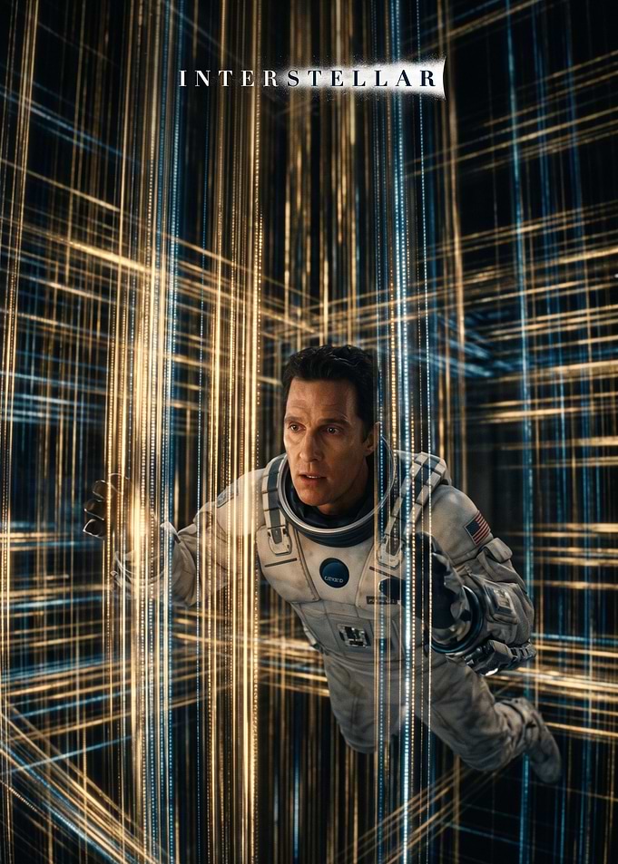 Interstellar Tesseract Scene Movie Poster