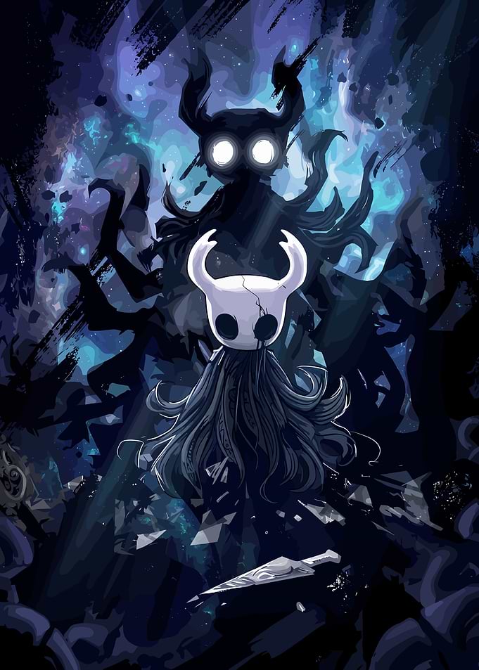 Hollow Knight Shadow and Vessel