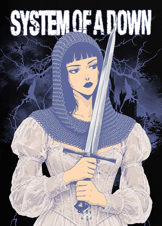 System of a Down Medieval Warrior Poster
