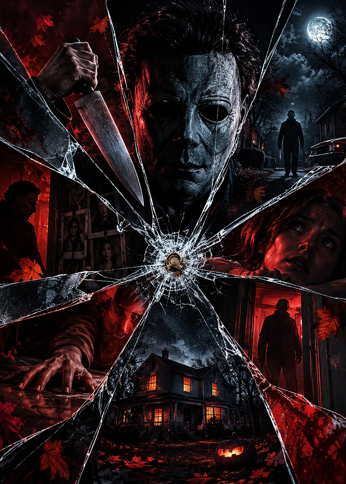 Michael Halloween Horror Collage