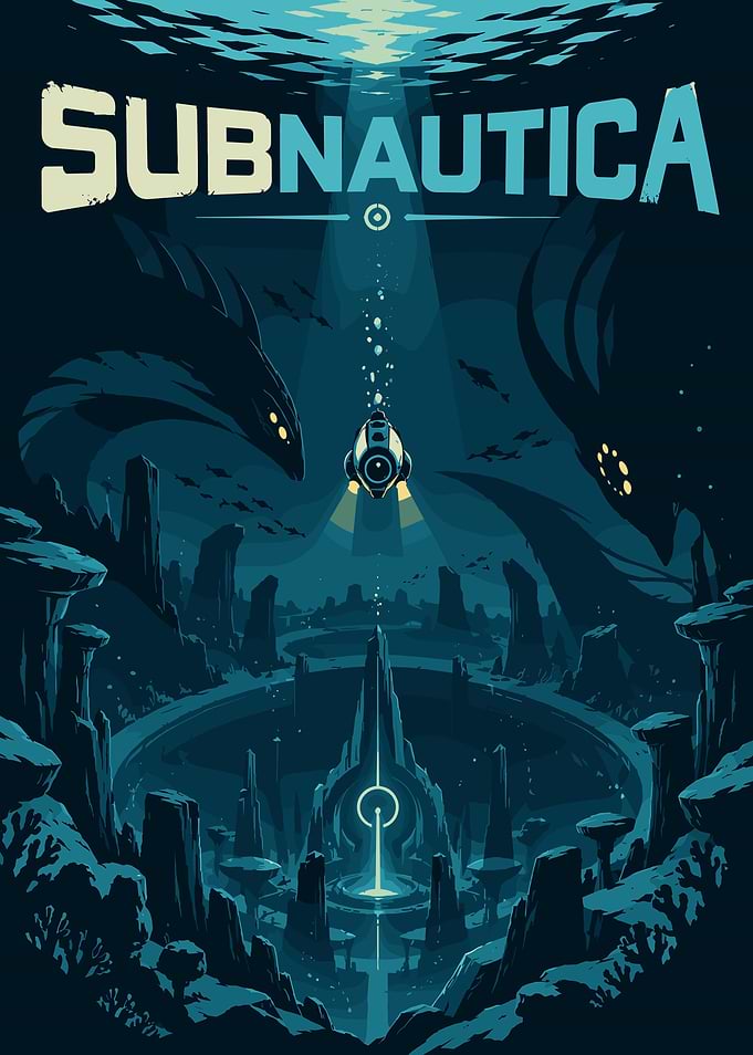 Subnautica Underwater Exploration Poster