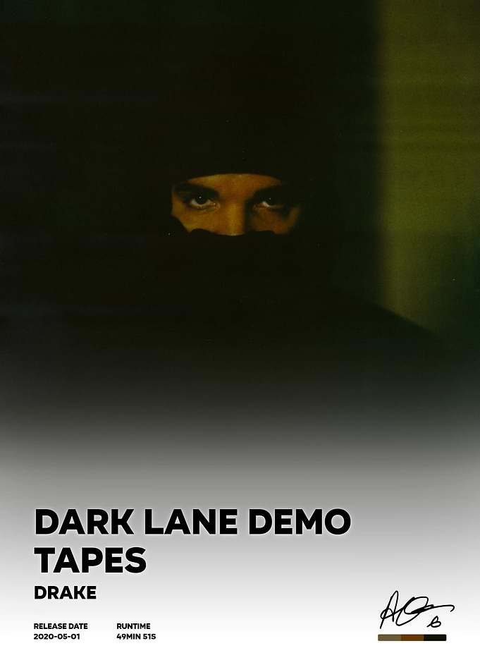 Drake Dark Lane Demo Tapes Poster