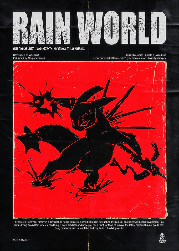 Rain World Video Game Poster