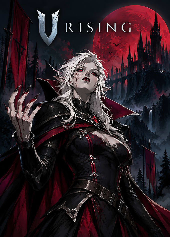 V Rising Vampire Queen Poster