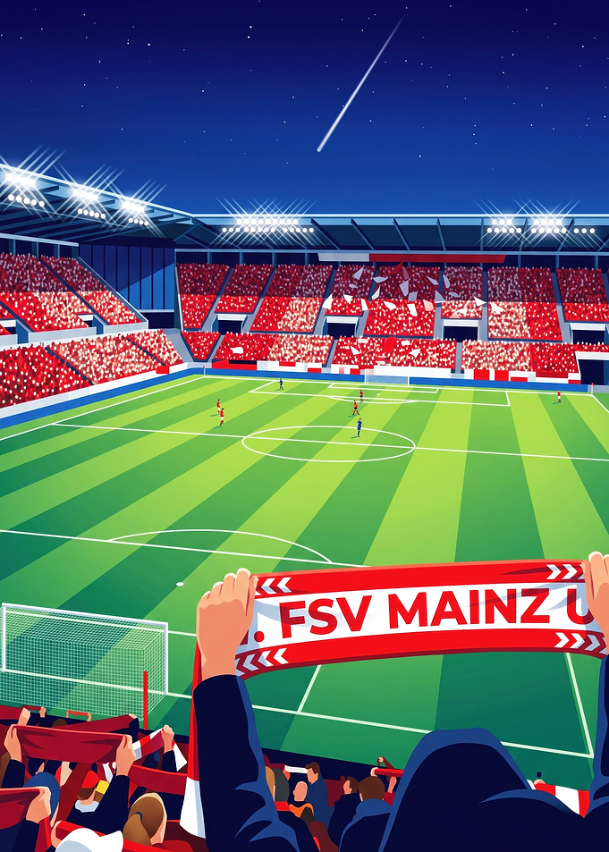 FSV Mainz 05 Soccer Stadium Fan