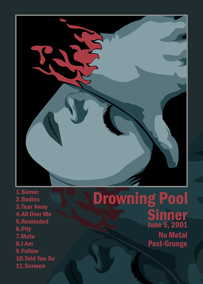 Drowning Pool Sinner Album Poster