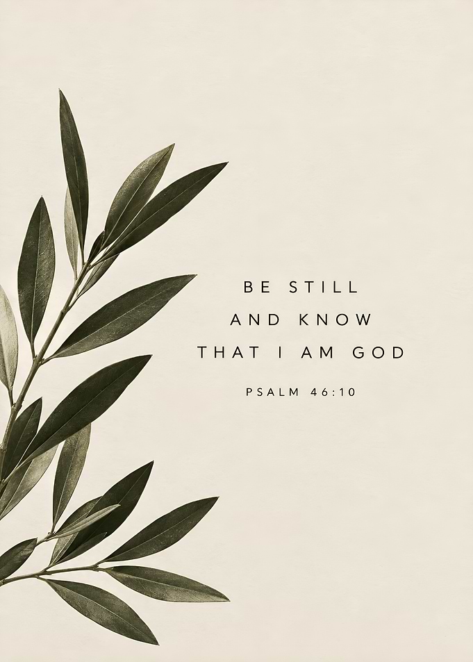 Be Still and Know Christian Wall Art
