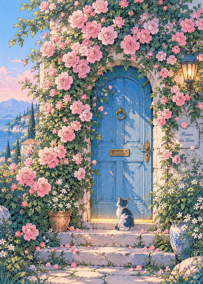 Floral Doorway