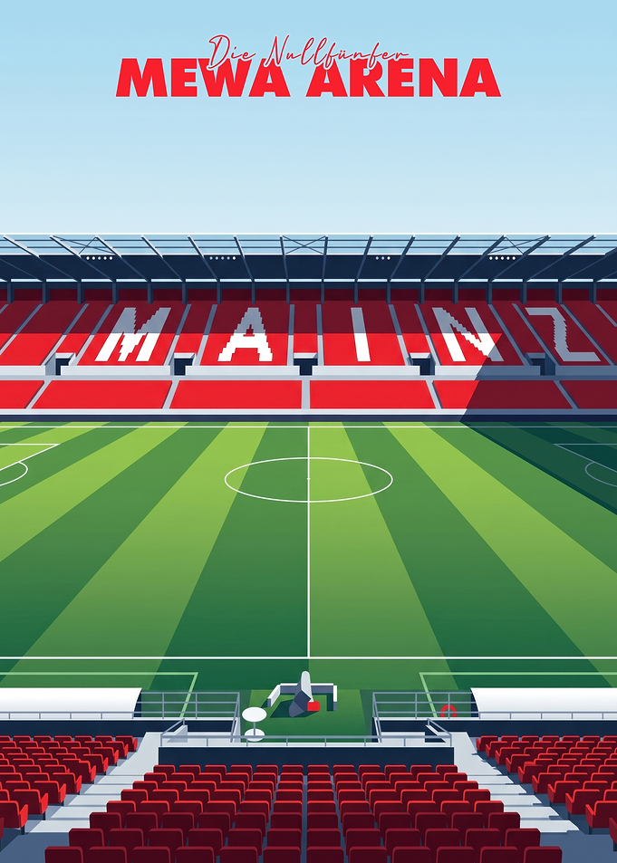 MEWA Arena Mainz Stadium Poster