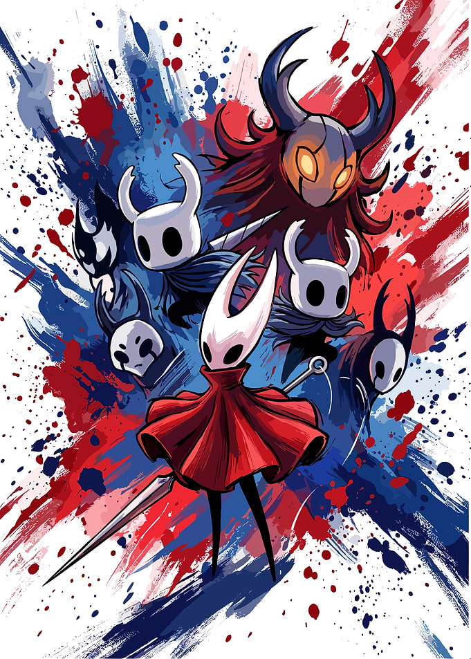 Hollow Knight and Hornet Fan Art