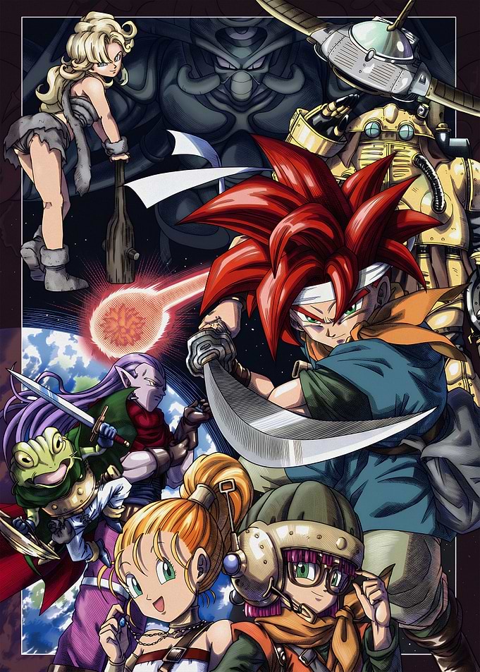 Chrono Trigger Character Ensemble Illustration