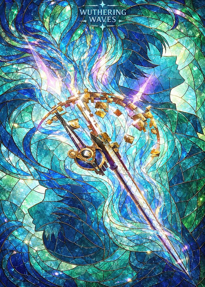 Wuthering Waves Stained Glass Sword Art