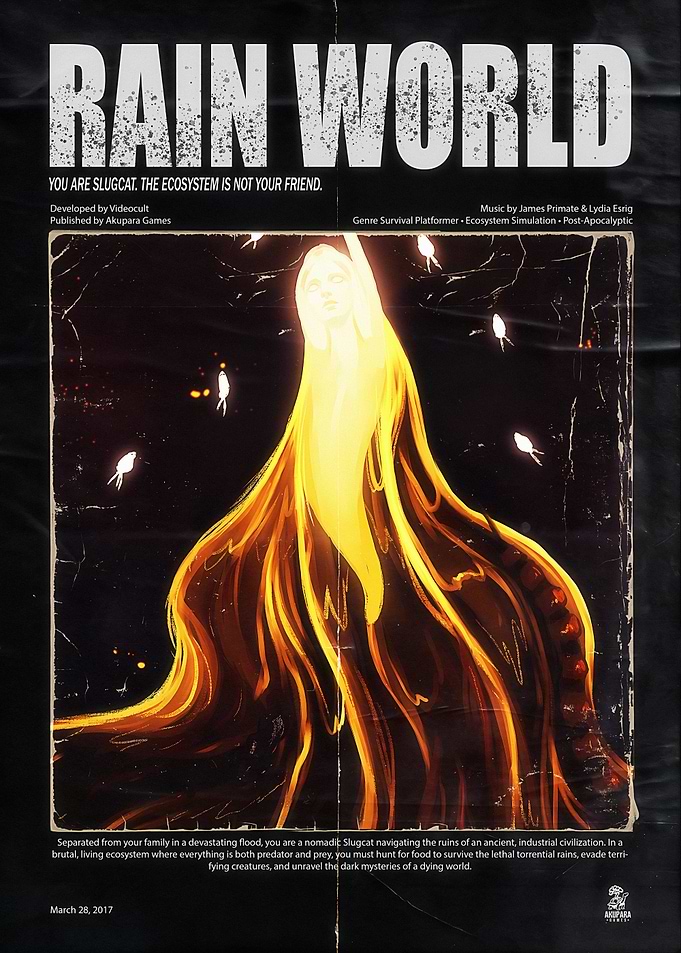 Rain World Video Game Poster