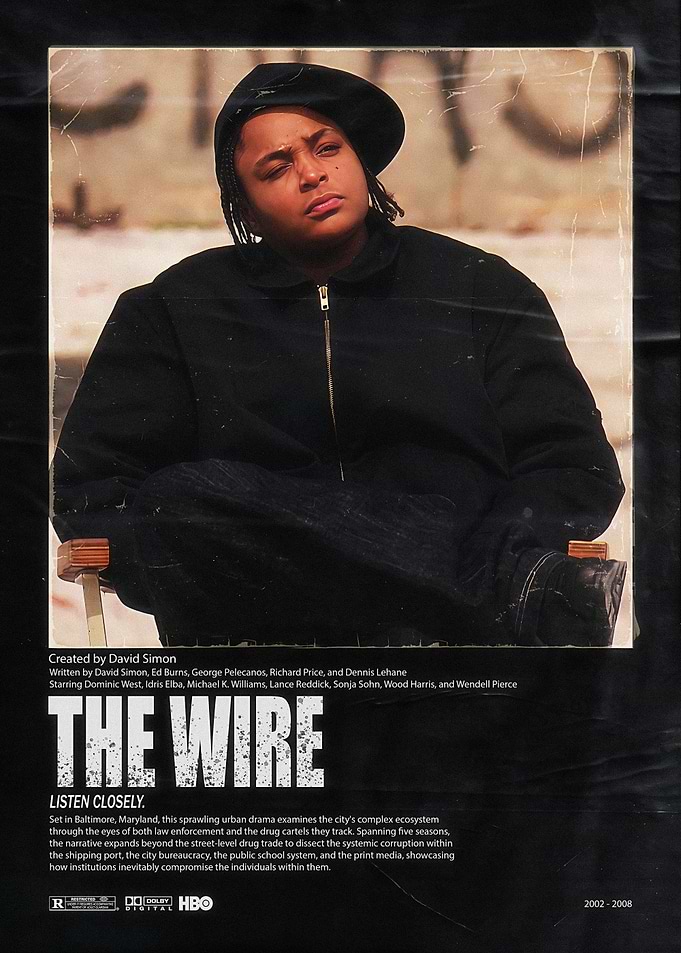 The Wire Snoop Pearson Poster