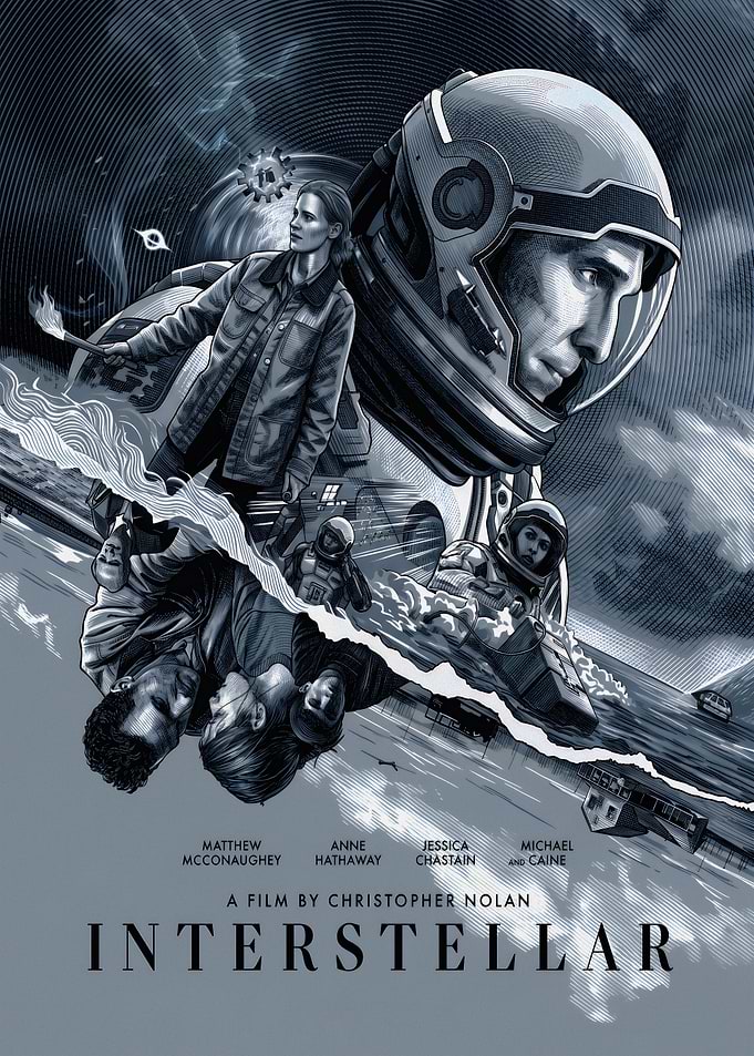 Interstellar Movie Poster Art