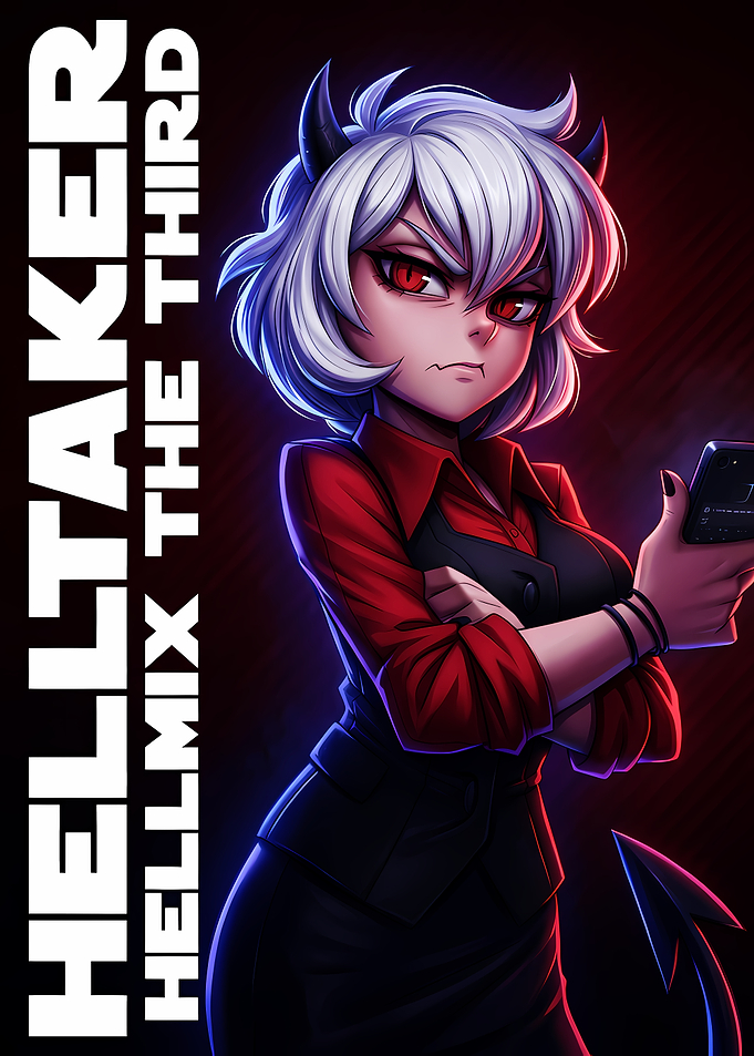 Malina from Helltaker Digital Art