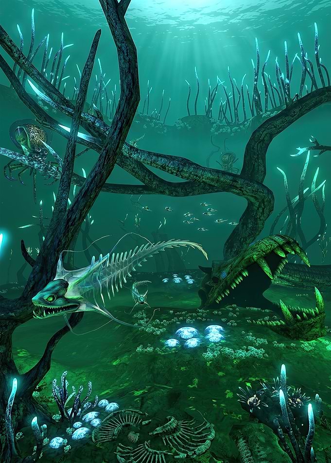 Subnautica Underwater Alien Landscape