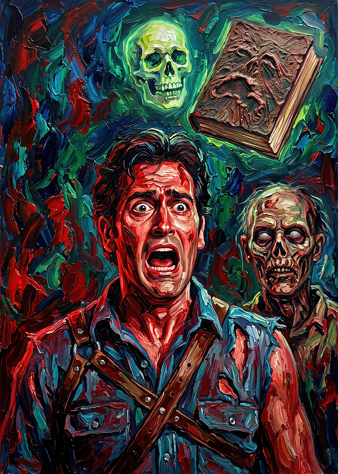 Ash Williams and the Necronomicon