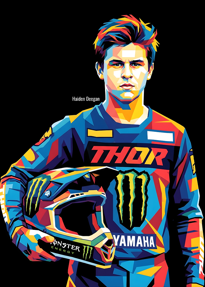 Haiden Deegan Pop Art Portrait