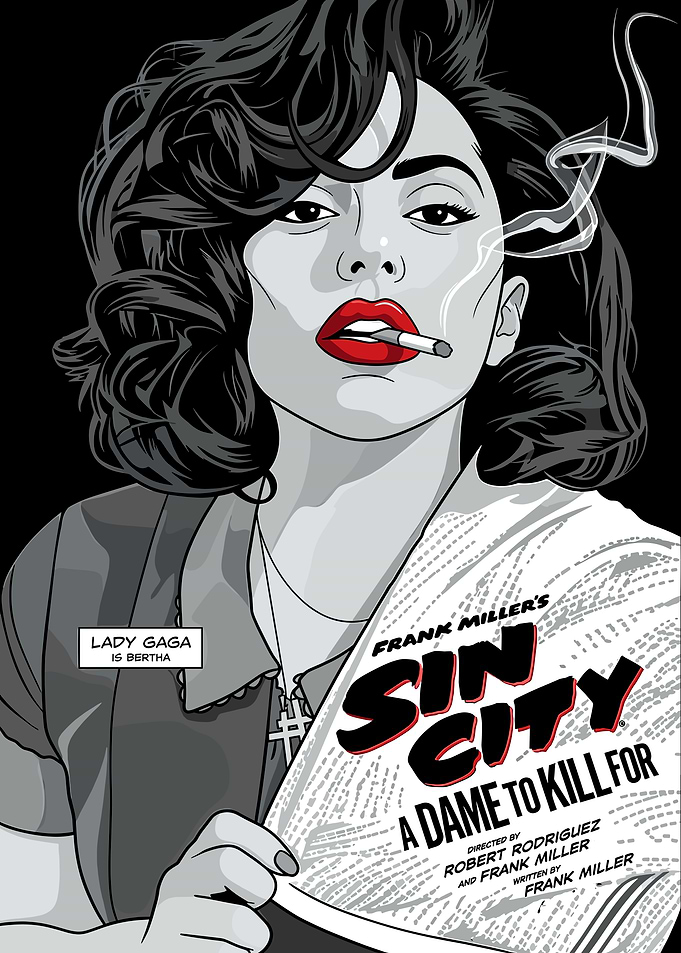 Lady Gaga Sin City Poster